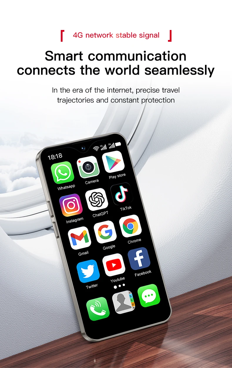 SERVO 17SE Mini Cute 4G Smartphone Android 8.1 16GB ROM 2 SIM Standby HD Camera GPS OTG Bluetooth Play Store Small Pocket Phone