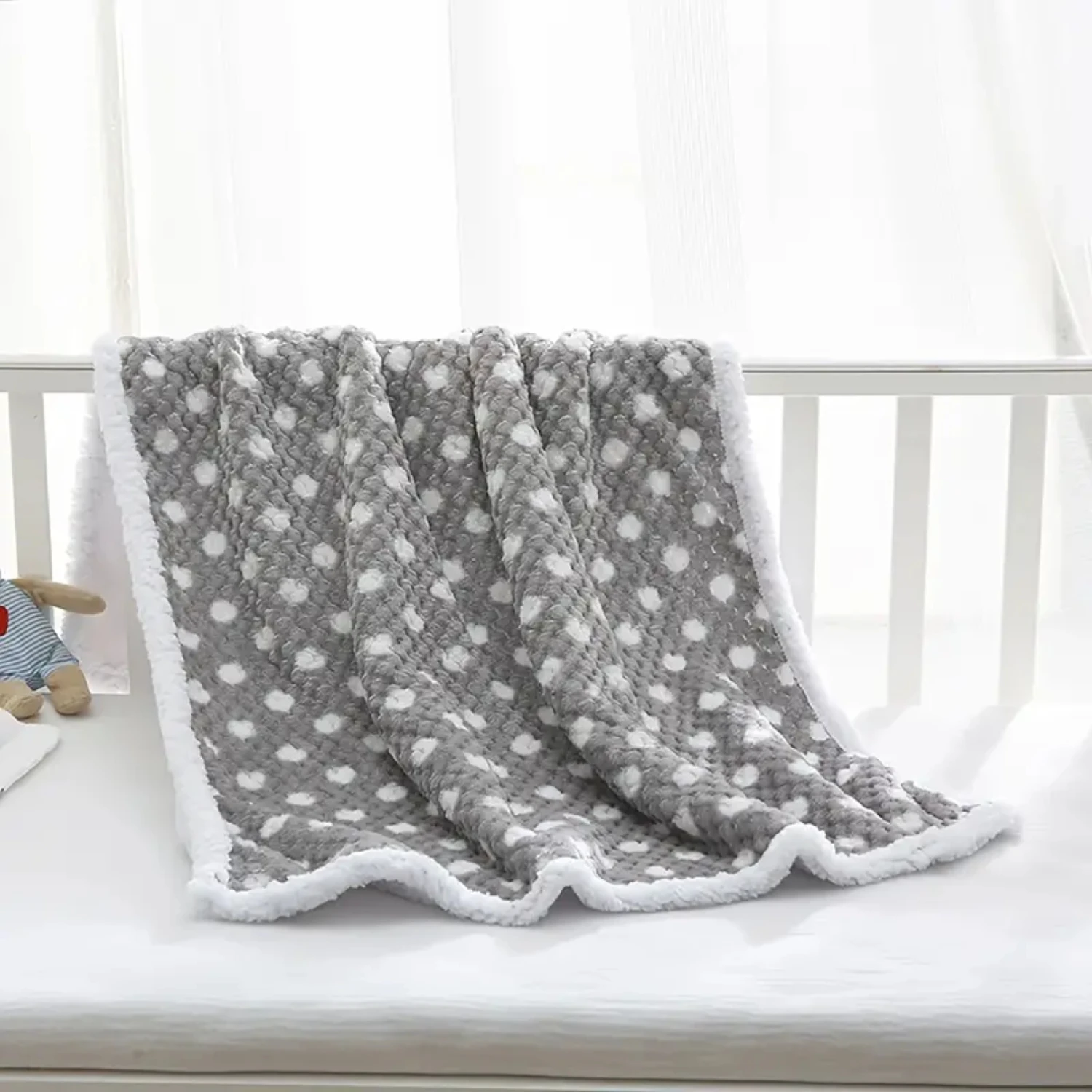 Warm and Cozy Plush Newborn Baby Blanket - Fast Selling Popular Ideal Gift for Boys and Girls, Perfect for Keeping Your Baby Coz