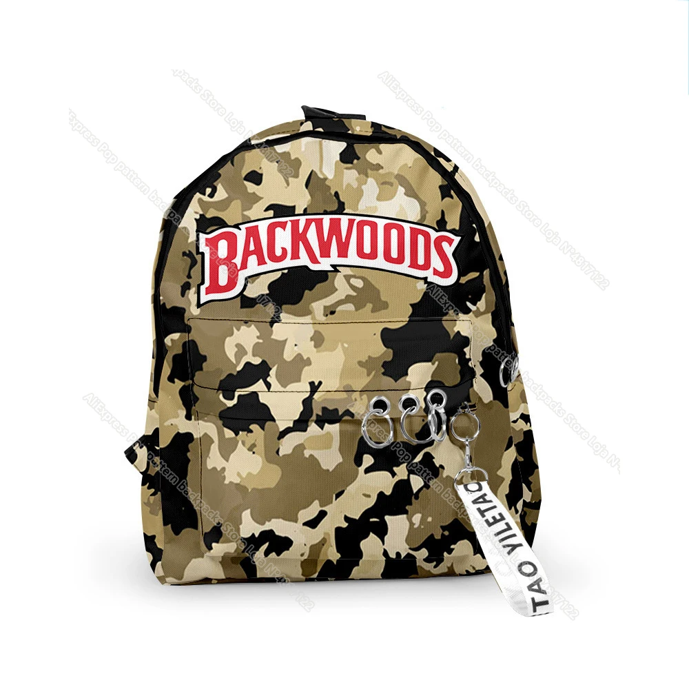 Backwoods charuto mochila adolescentes meninos meninas 3d mochila feminina/masculino mochila de viagem escolar mochila ombros mochila