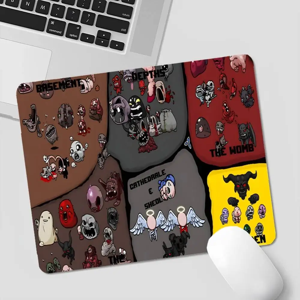 لعبة B-Binding Of Isaac المطاط الصغيرة سطح المكتب حصيرة مكتبية Kawaii الألعاب اكسسوارات الطلاب لوحة الكتابة لسجاد ماوس الكمبيوتر