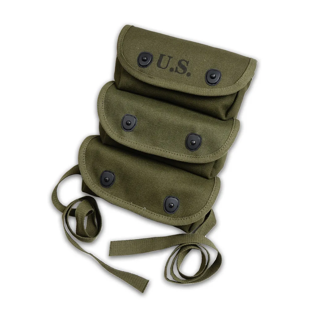 WWII WW2 US ARMY COMBINATION KNAPSACK 3 POCKET POUCH TOOL KIT OUTDOOR BAG