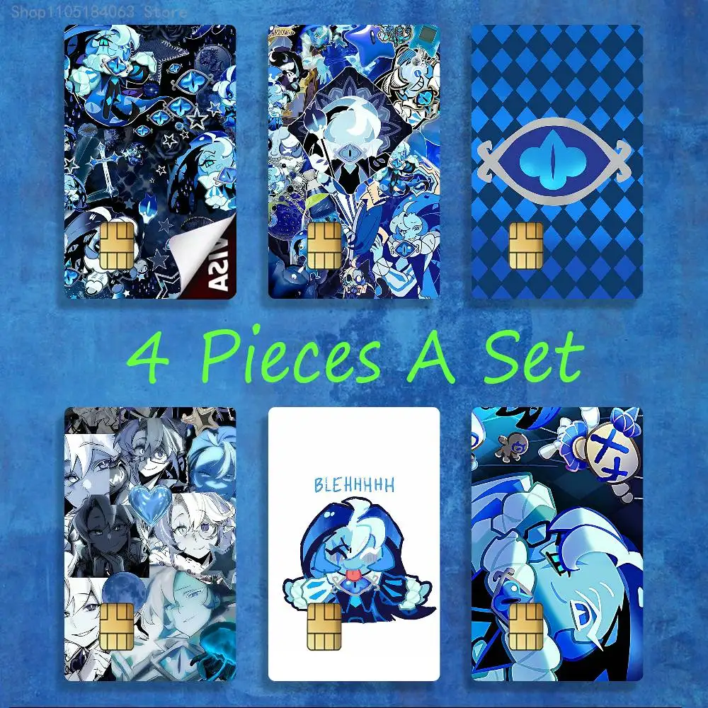 

Shadow Milk C-Cookie R-Run Stickers Credit Visa Debit Bank Charge Card Bus Metro Waterproof Sticker Decal Decoration