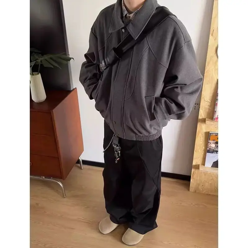 

Куртки и пальто мужские: практичная рабочая одежда с множеством карманов, прочная, водонепроницаемая, для промышленности, фабрик, полевых работ, утепленная.