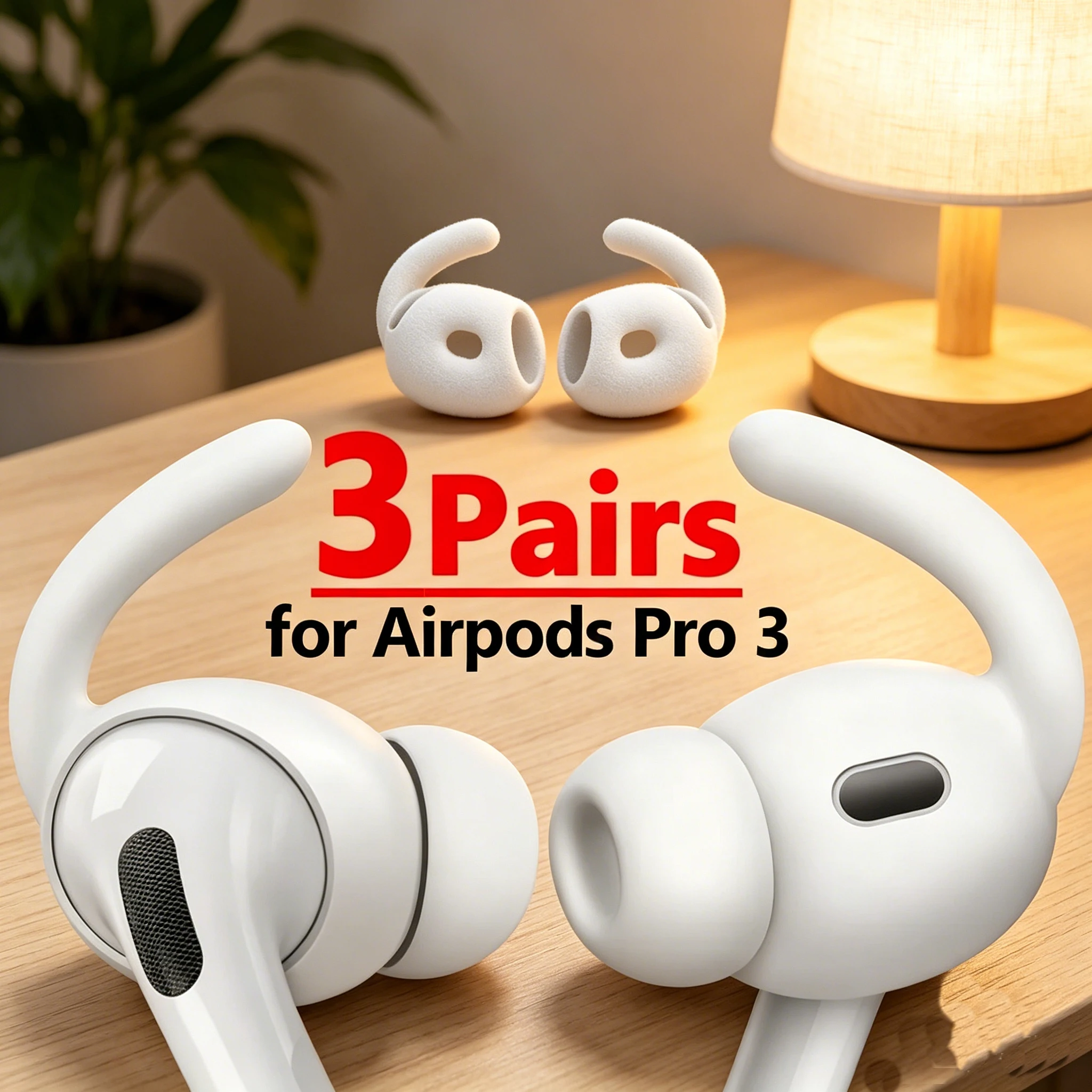 Embouts en silicone antidérapants, protections pour crochets d'oreille pour Apple AirPods Pro 3e génération, accessoires doux et résistants à la transpiration pour écouteurs
