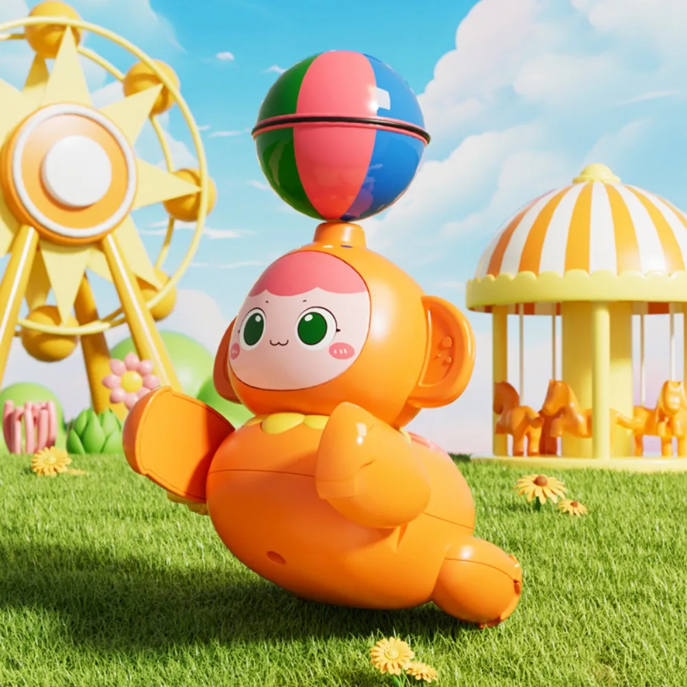 Impara a gattonare Giocattoli per bambini Occhi grandi Meccanismo a orologeria Arrampicata Apprendimento Bambola strisciante Fischio Cartoon Twist Walking Duck Bambino