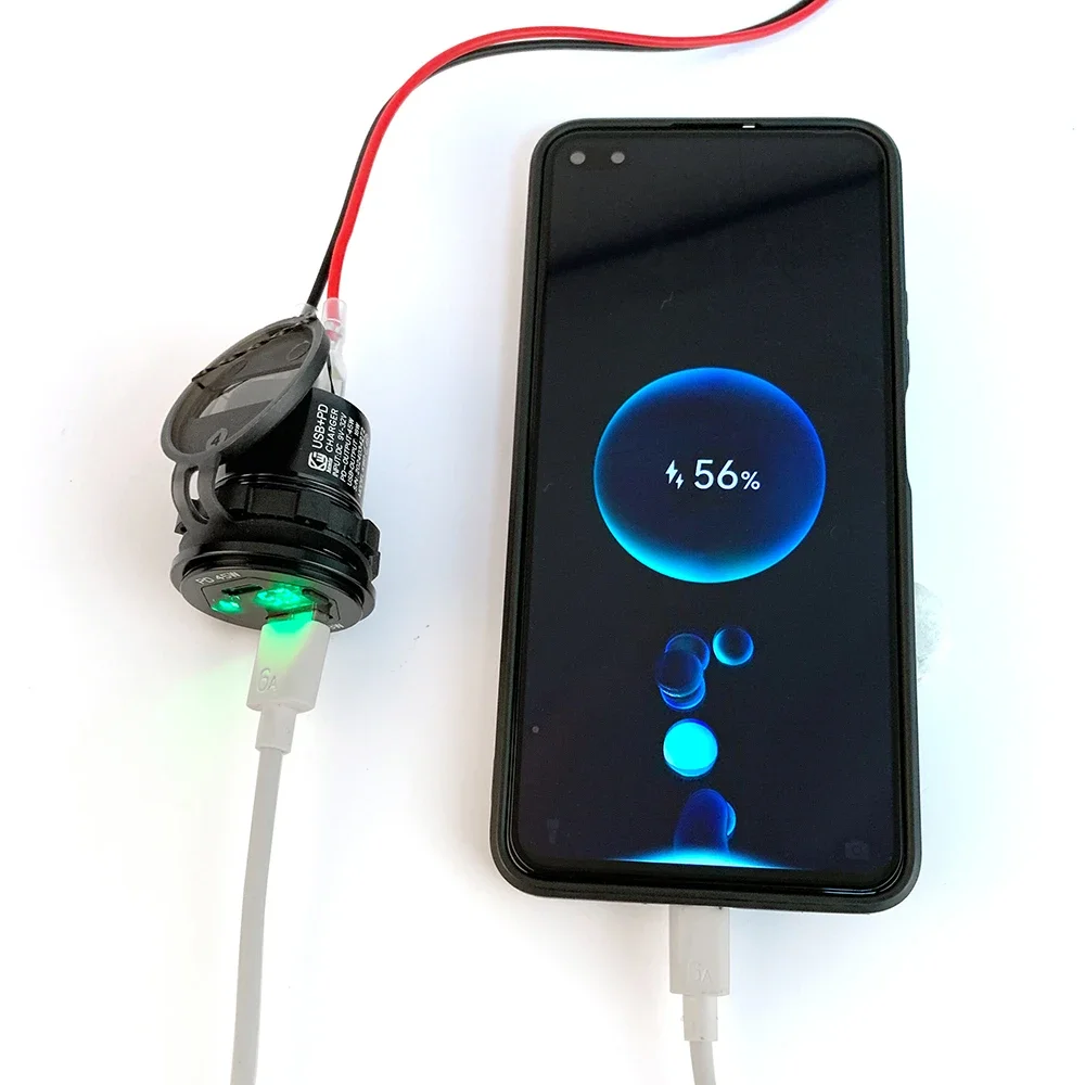 Для Kawasaki Versys650 Versys 650 2022-2024 аксессуары для мотоциклов, камера, мобильный телефон, USB-зарядное устройство с реле слева и справа