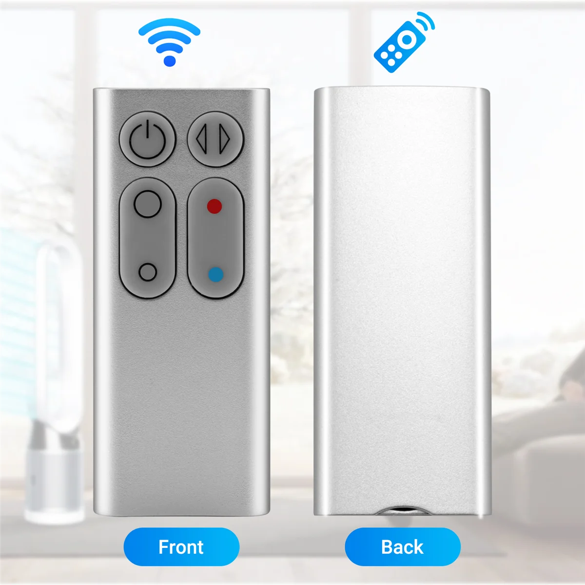 Télécommande de remplacement pour modèles de radiateur soufflant, argent, AM04 AM05