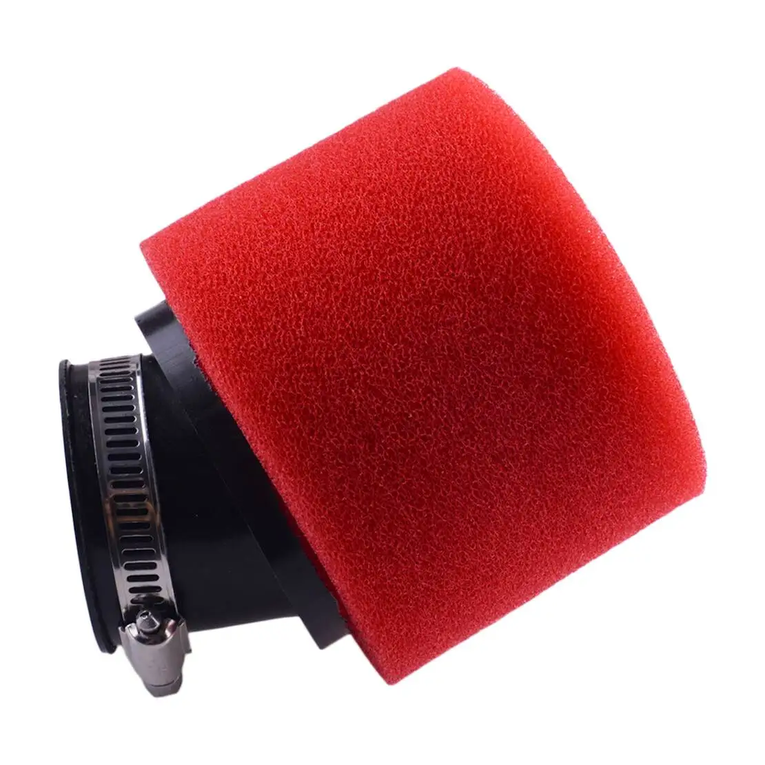 48-50mm Angled Foam Air Filter Cleaner Elbow Neck With Adjustable Clamp For 50cc 70cc 90cc 110cc Motorcycle Dirt Bike Buggy ATV