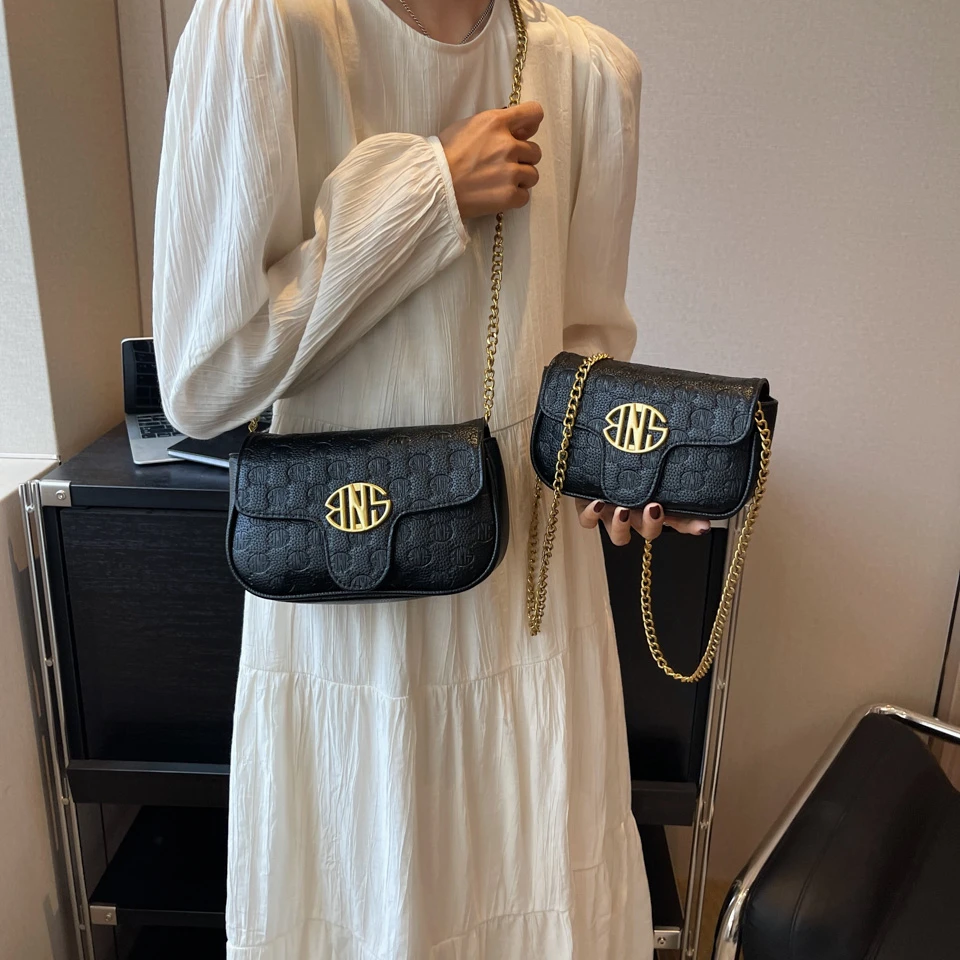 

Elegant Leather Crossbody Bag By Famous Designer - Women's Shoulder Bag in Popular Classic Collection