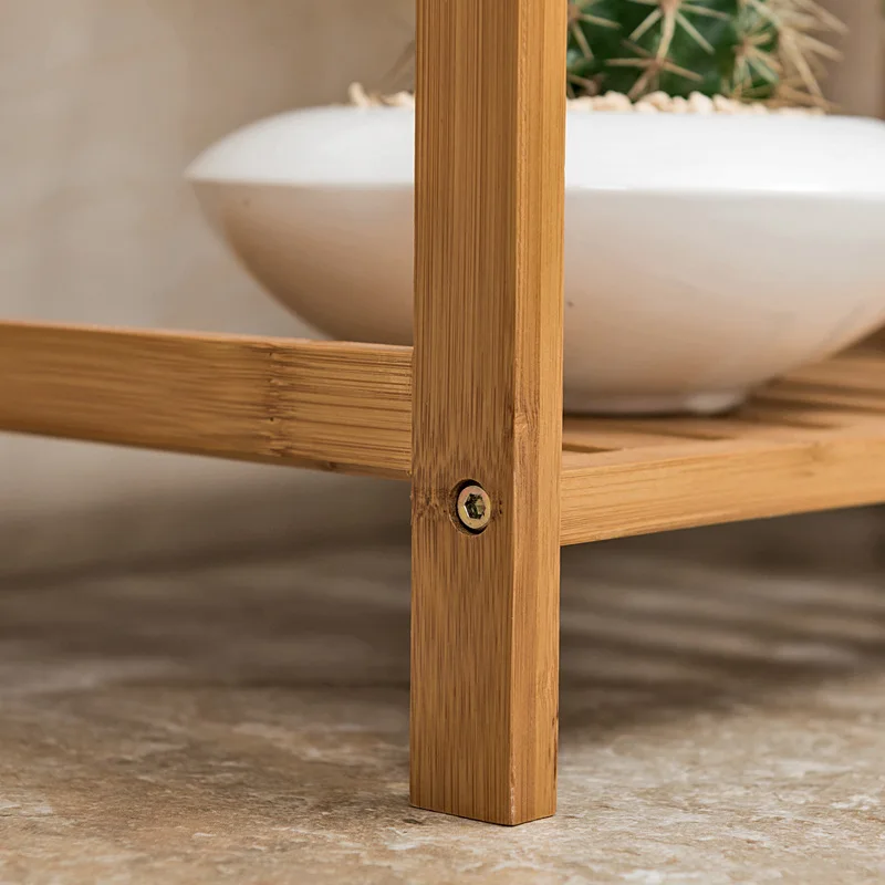 Rak Bunga Balkon Rak Pot Aula Rak Tanaman Ruang Tamu Kayu