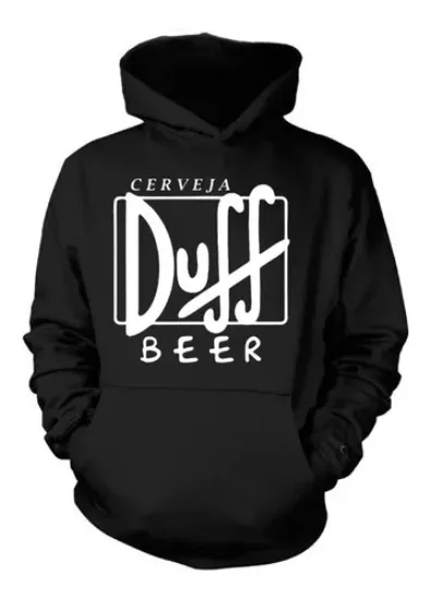 Blusa Moletom Canguru Duff Simpsons Homer Cerveja Lançamento Promoção