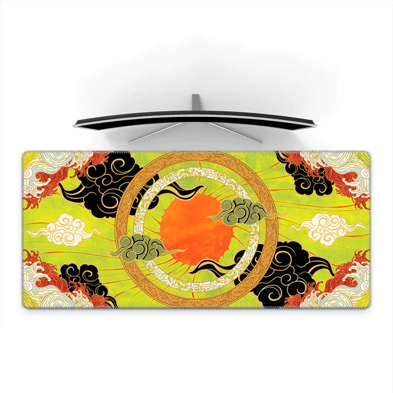 

XL Mausepad Minimalist style Desk mat Gaming Mat Amaterasu auspicious clouds Keyboard Mat XXL Mouse Pad Mouse Carpet gamer rug