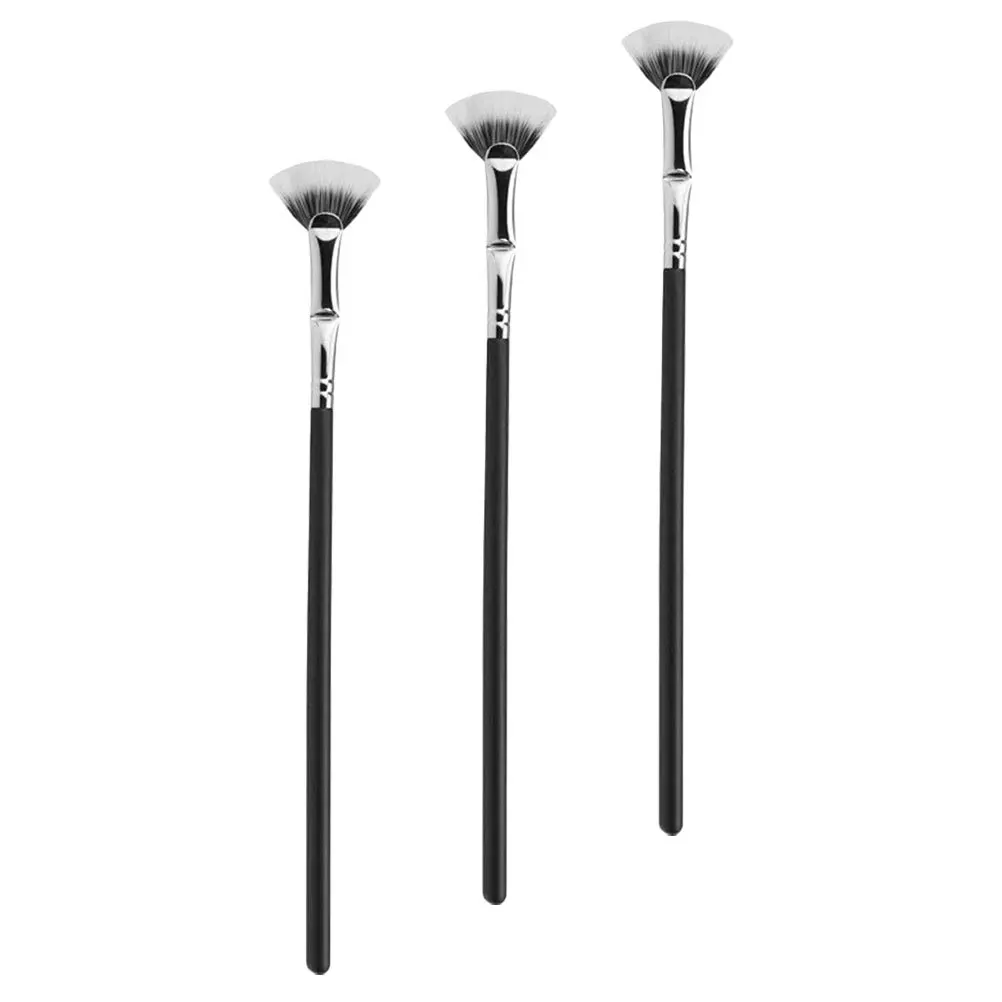 

3Pcs Mascara Fan Brushes Eyelash Brush Eye Lash Makeup Tool Long Lasting Precise Application Eyelash Brush Mascara for Lashes