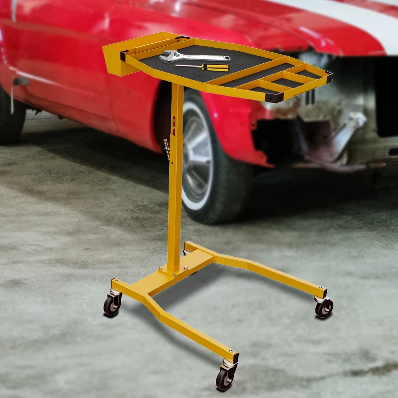 PS311 Multi-Purpose Auto Beauty Trolley Garage Car Auto Maintenance Height adjustable Tool Cart Trolley Mobile Work Table