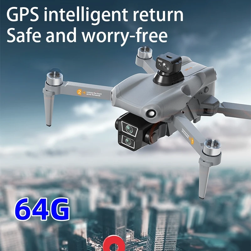 

GPS Screen Drone With 8K HD Camera Touch Screen Obstacle Avoidance EIS Anti-Shake Brushless RC Quadcopter Big Screen GPS Dron