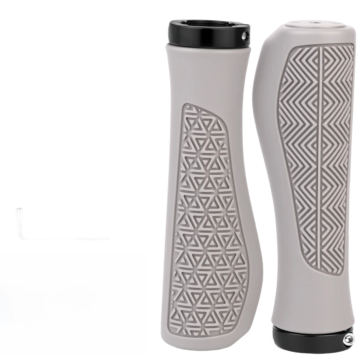 

Off-Road Handlebar For grips with TPE Material Ergonomic Shape and Aluminum Locking Ring for Reliable Handlebar Attachment