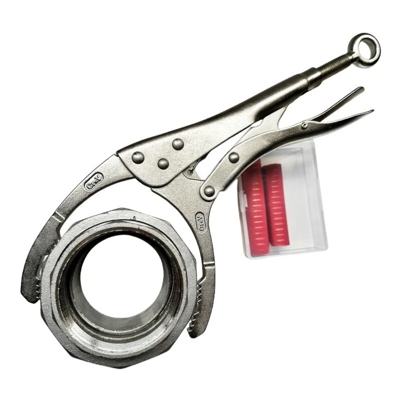 FOR Imported Lightweight Large-mouth Clamp Pipe Pliers, Pipe Joints, Loading and Unloading Pliers, Large-opening Self-locking