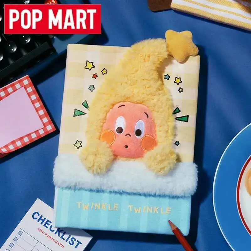 

POP MART 123, серия Twinkle Twinkle, плюшевый дневник, блокнот, оригинальные игрушки, куклы, настольная коллекция, подарок, каваи, украшения