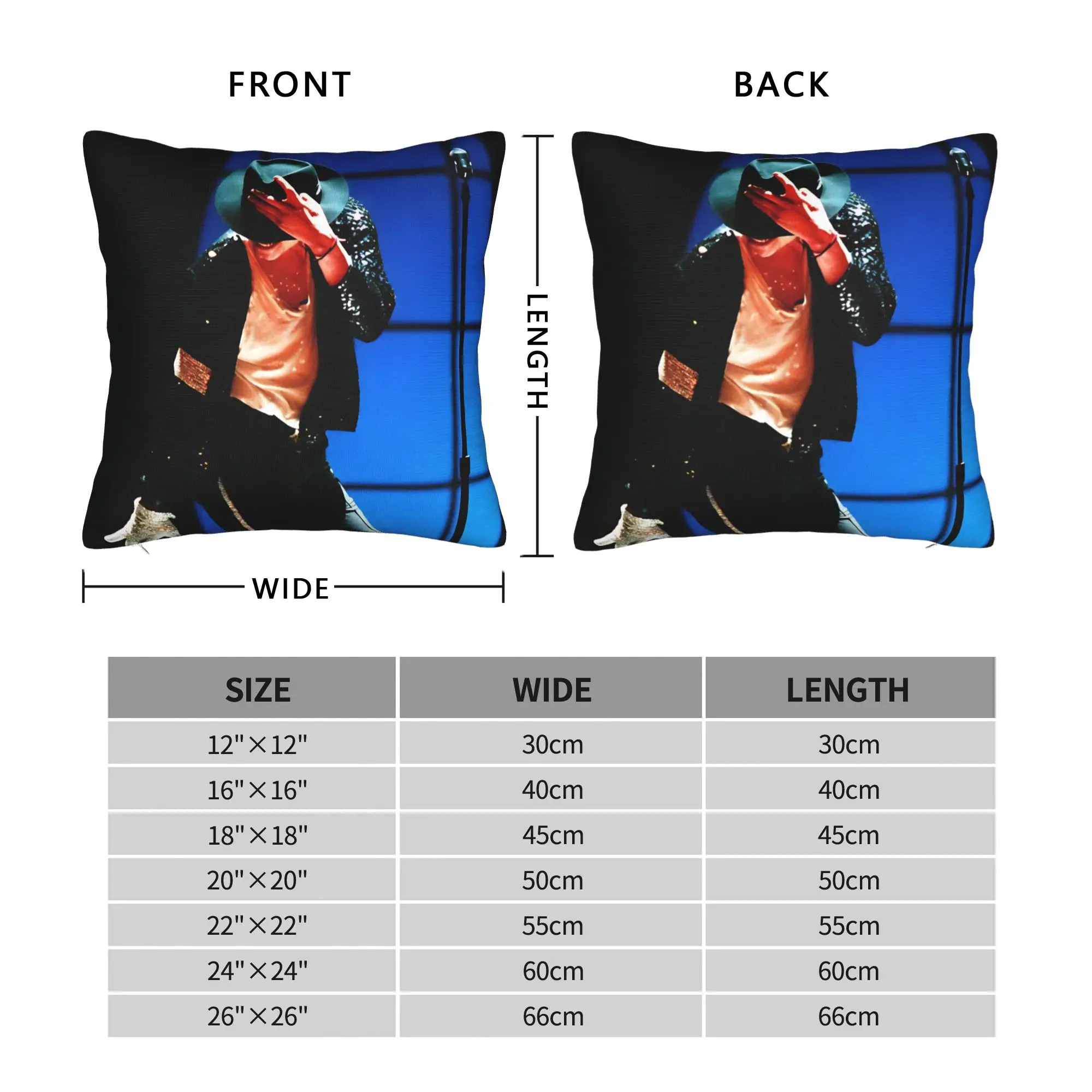 Pillow Cover Singer M-Michaels Fanart  Morden Pillow Case For Living Room Bed Chair Pillowcases