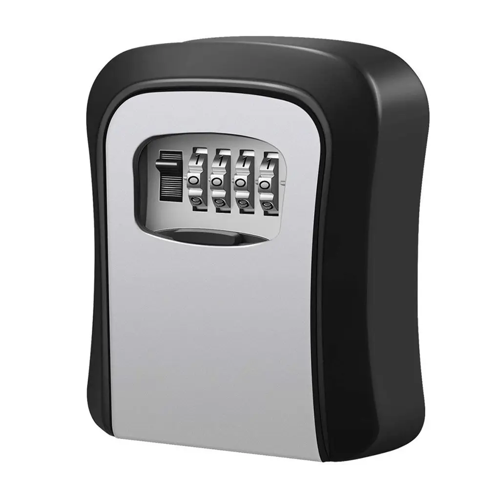 Multifunctional Wall Mounted 4-Digit Combination Key Storage Lock Boxes for House/car Keys