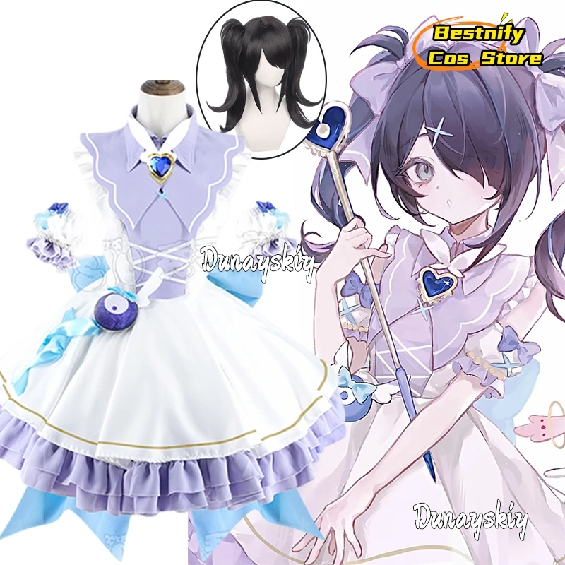 

Anime KAngel Rain Ame NEEDY GIRL OVERDOSE Cosplay Costume Sweet princess Lolita Dress Full Set Halloween Women Lolita Uniform