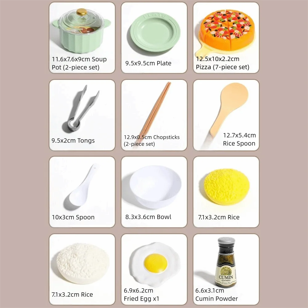 Giocattolo per fornello a induzione da cucina simulato con spray acusto-ottico Divertente mini set di giocattoli da cucina da cucina Cotto reale