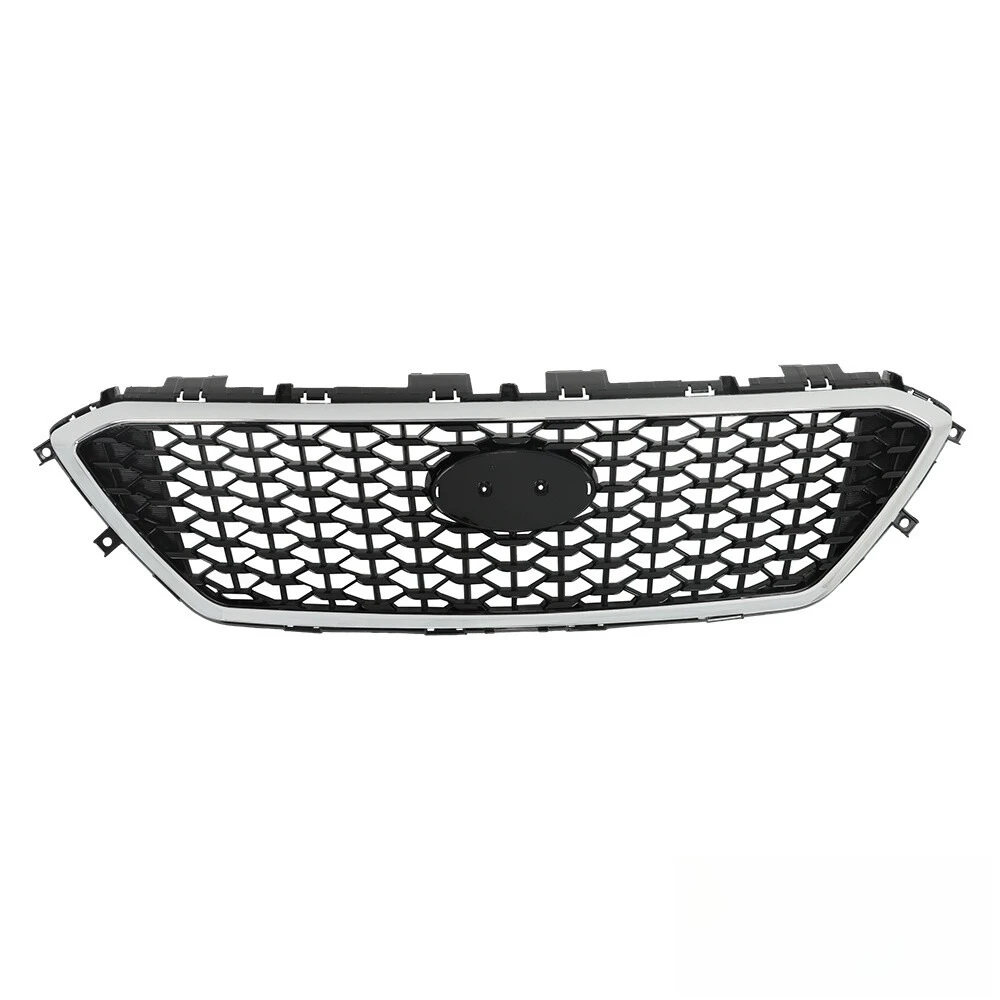 Front Upper Grille Chrome Honeycomb W/O Sensor Hole For Hyundai Sonata 2015-17