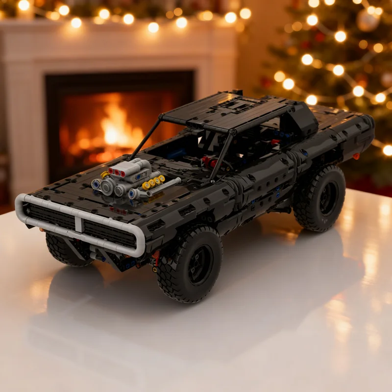 

1150pcs MOC Dodge Charger Technical Model Building Blocks Creative Display Gift Collectible Decor Kids Premium Adult Desk Home