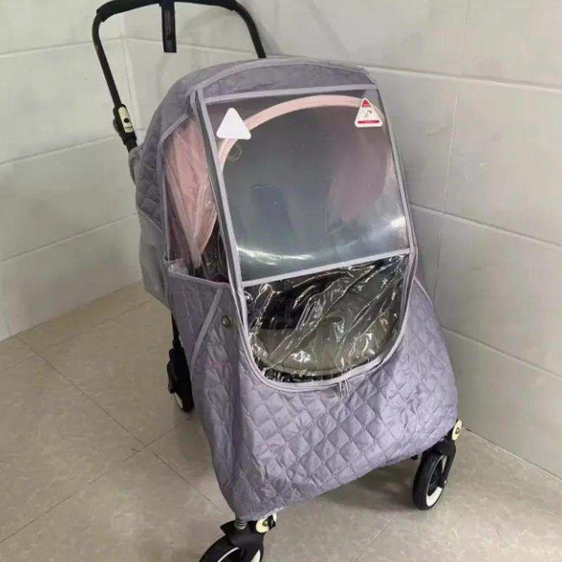 Baby Stroller Accessories Windproof  warm Rain Cover Waterproof EVA Cover Compatible with Bugaboo Bee+ 5 Bee 3 6 nest Stroller
