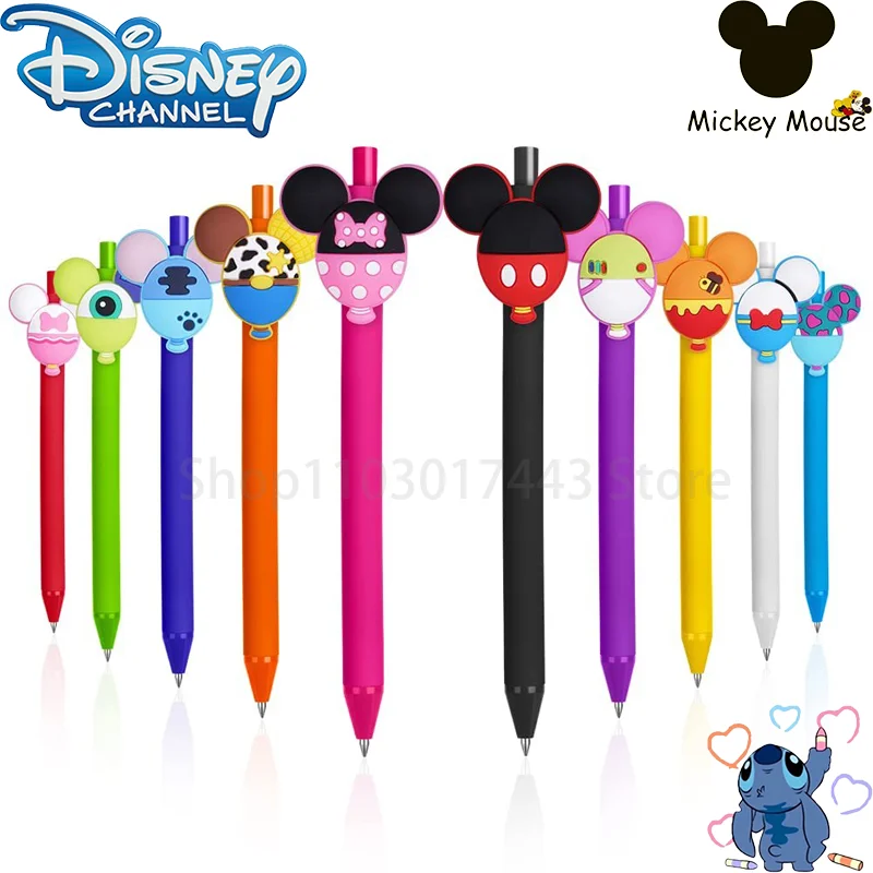 

0.5MM Disney Series Mickey Mouse Stitch Neutral Pen Cartoon Candy Colored Student Office Press Signature Pen