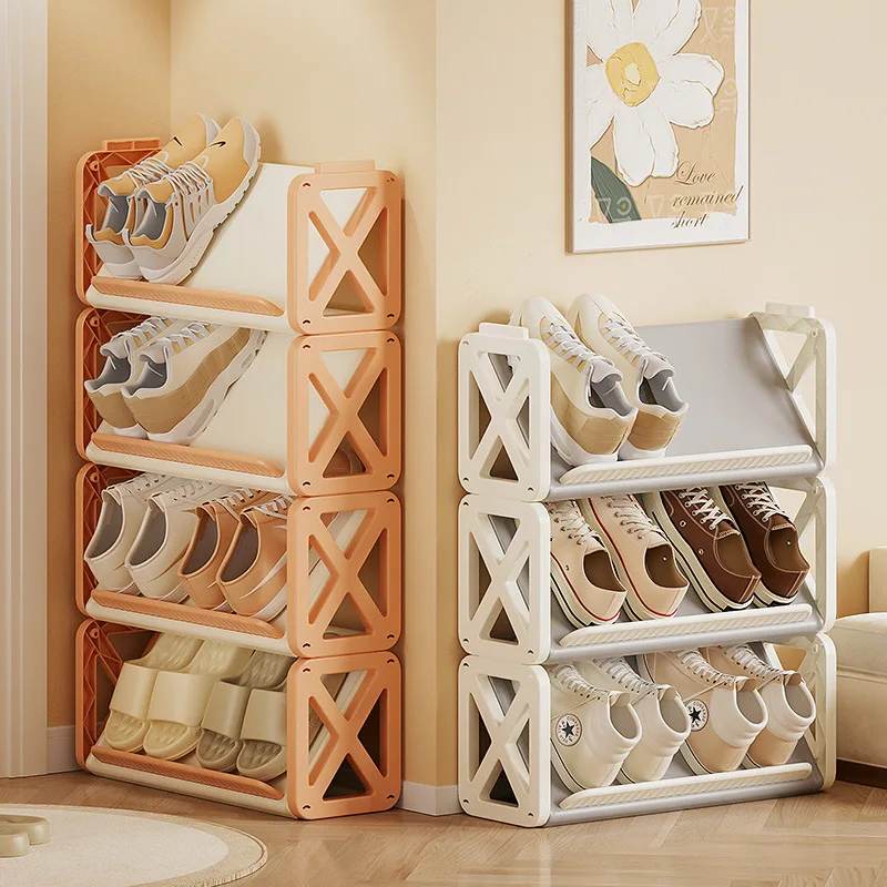 Multi-layer Shoe Rack Door Simple Large-capacity Indoor Entrance Entrance Space-saving Shoe Cabinet Dormitory Shoe Storage Rack