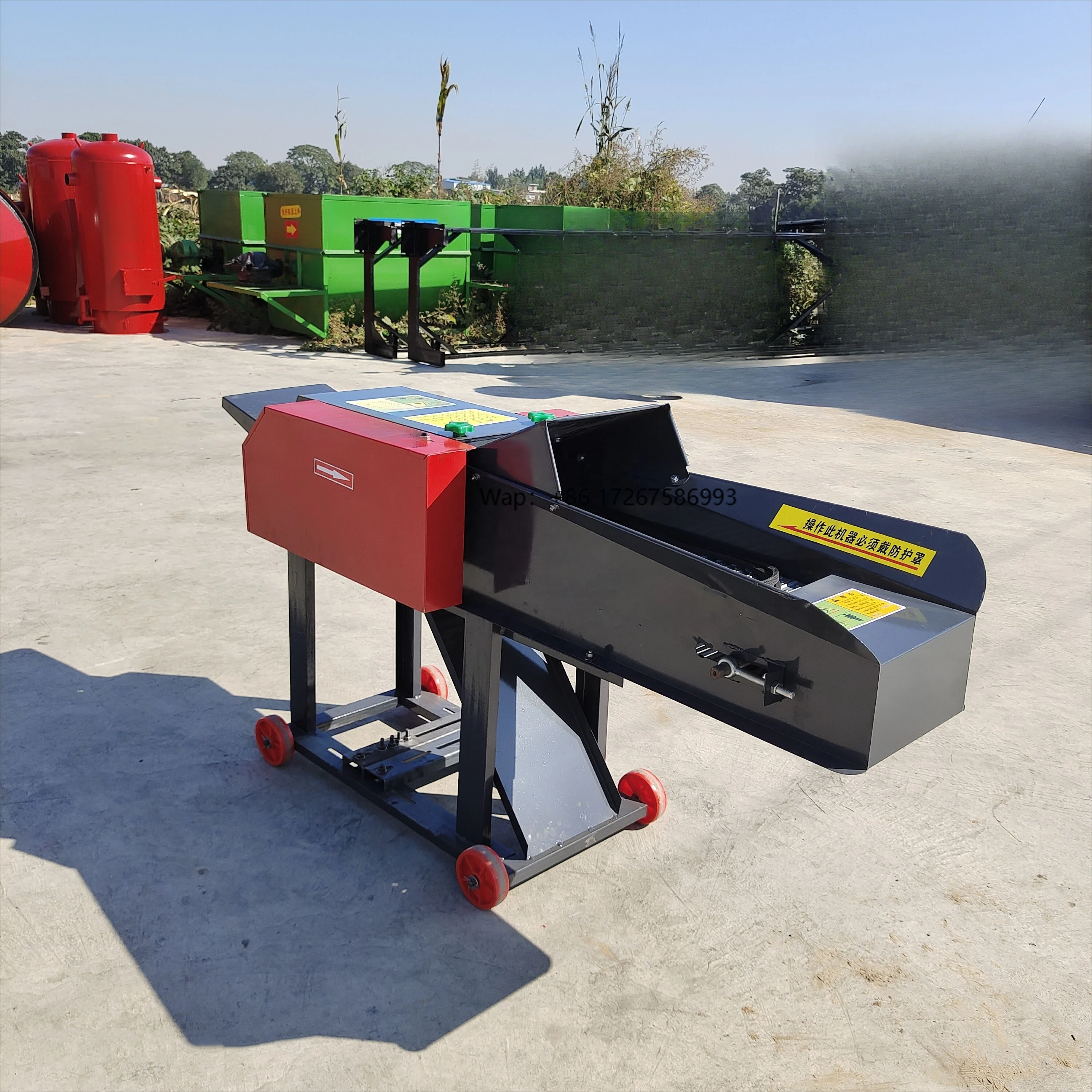 

New Guillotine Sheep Cattle Breeding Silage Kneading Machine All-Kinds-Forage Chaff Cutter Grass Mixer for Sheep Cattle Breeding