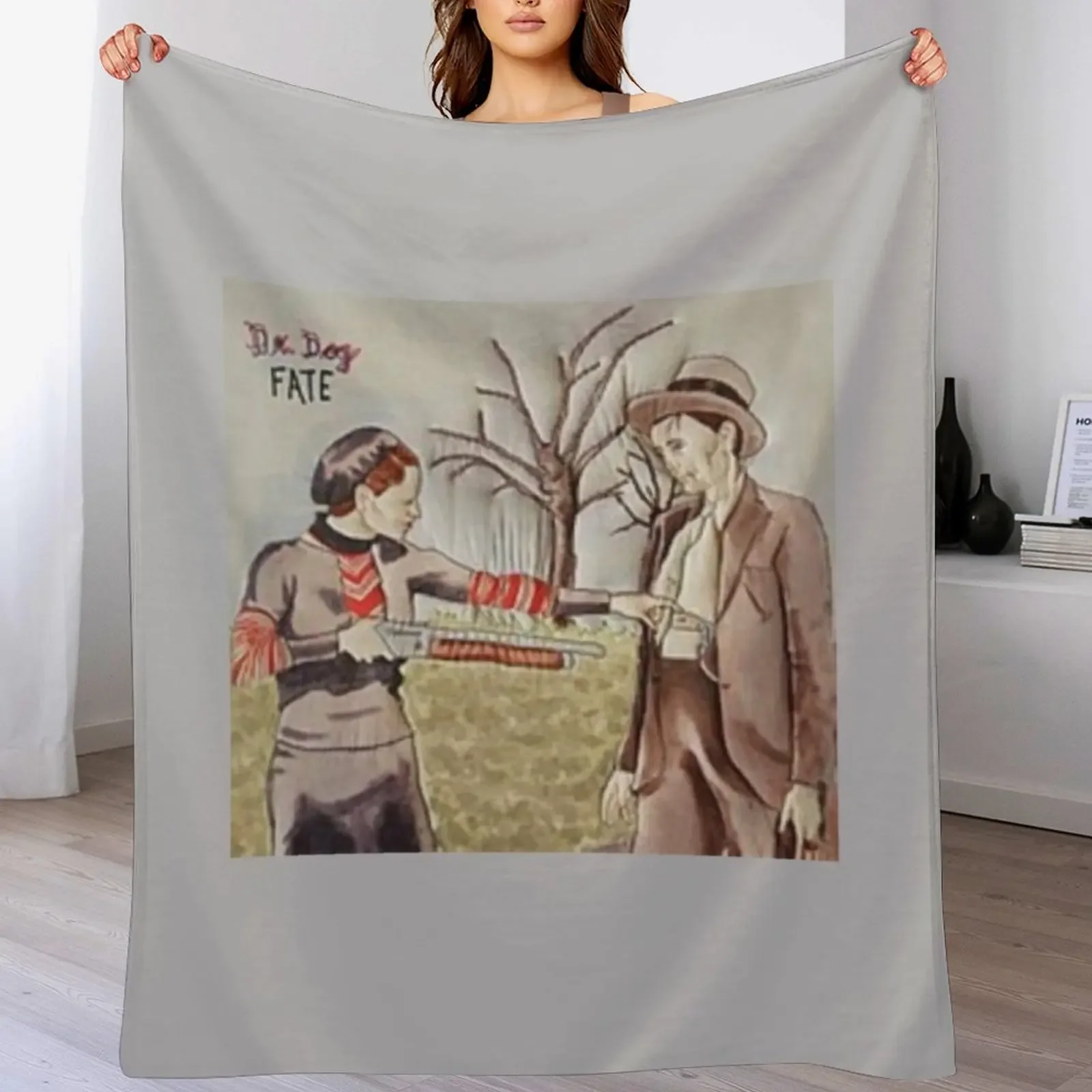 

Dr.Dog Fate Throw Blanket Spring Fall Cozy Throw Blanket for Couch