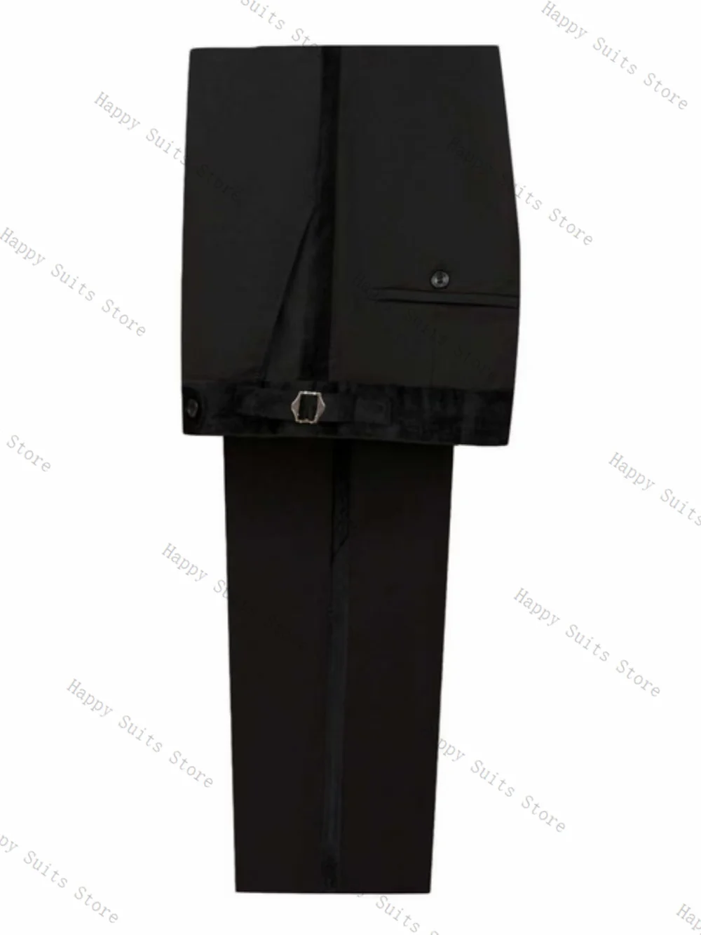 Red Crystals Men Suit Set 2 Pcs Black Blazer+Pants Trousers Formal Office Coat Autumn Groom Wedding Tuxedo Customized Jacket