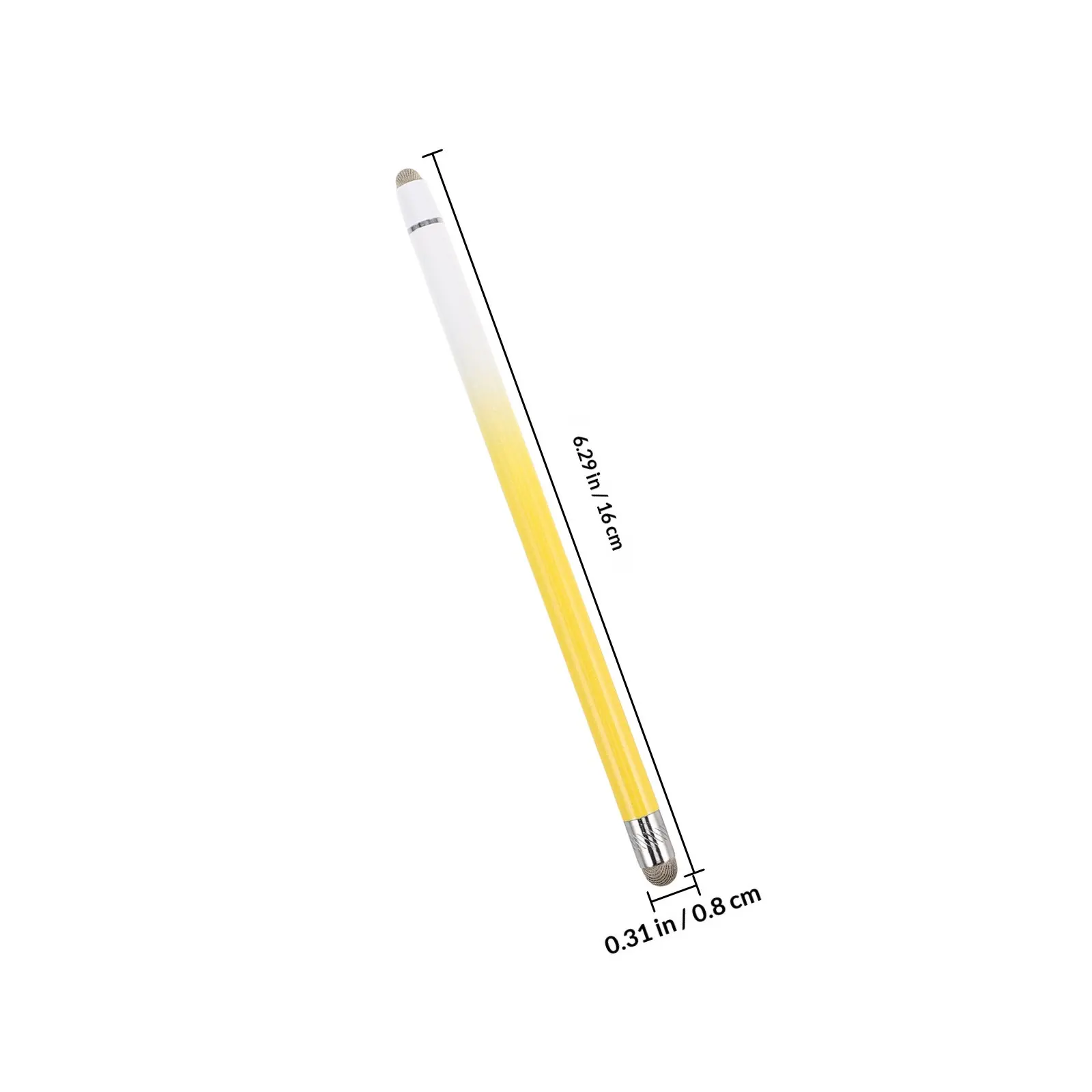 Gradual Color Stylus Pen for Touchscreen Devices Dual Head Precision Writing Portable Lightweight Universal Tablet Pen for