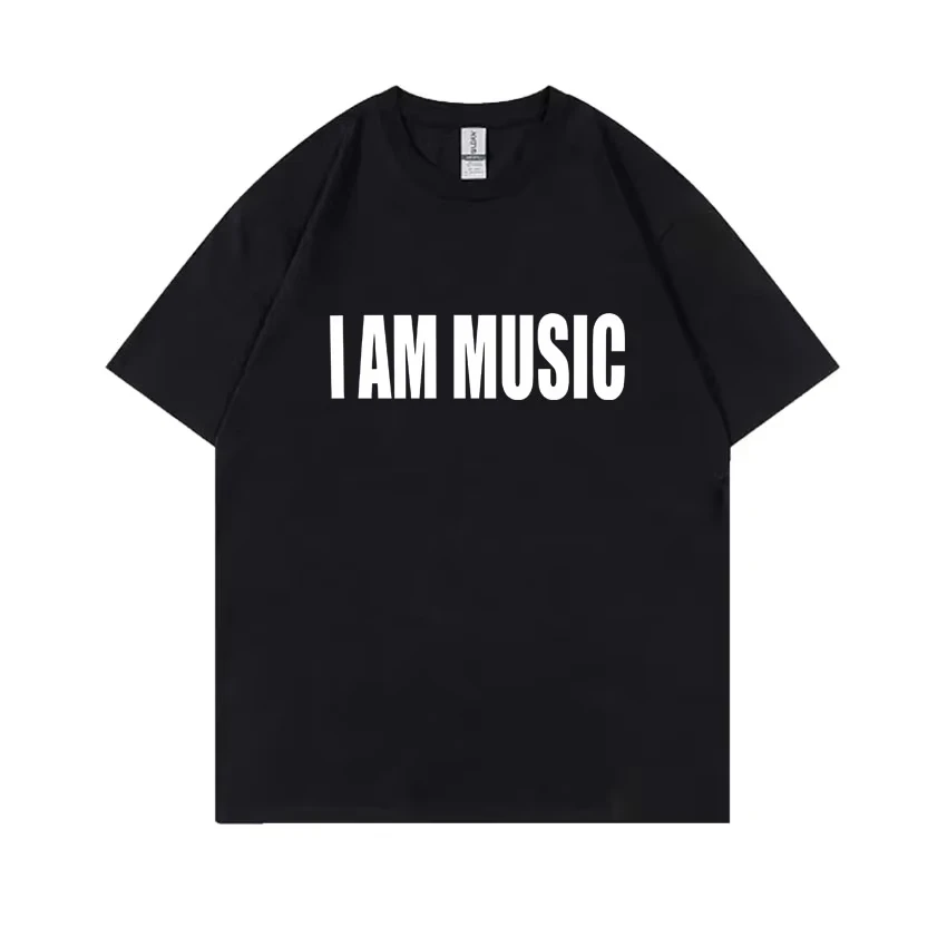 Playboi Carti I AM MUSIC 2026 Album Logo Graphic Print T-shirt Men Fashion Hip Hop Streetwear Unisex Opium Merch Short Sleeve