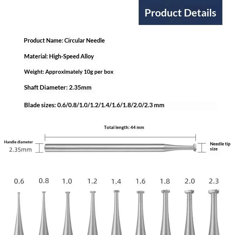 1Pc Emery Grinding Head Tip 0.6-2.3mm Cutting Drill Bit For 2.35mm Polishing Pen Screw Cutting IC Chip Grinding