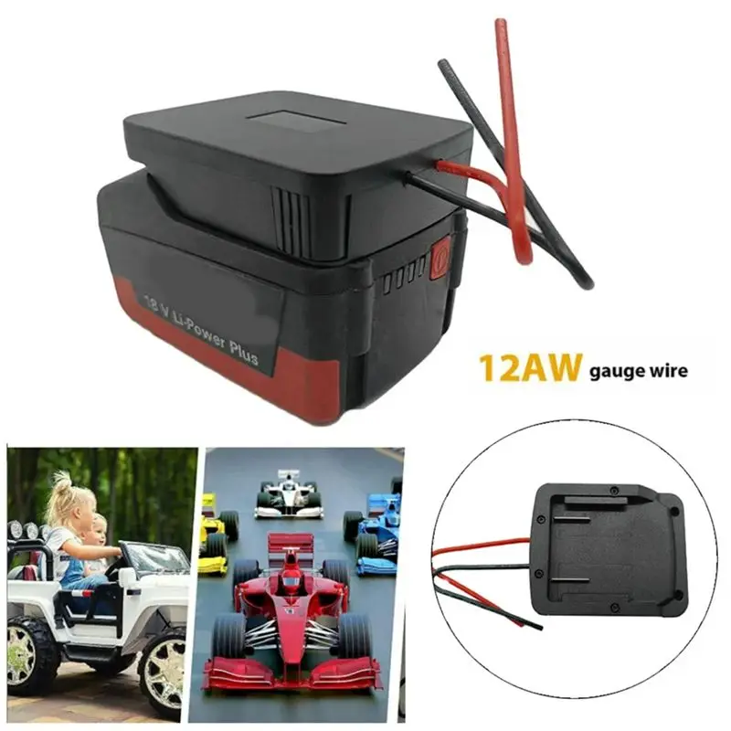 A84X-Adaptor For Metabo 18V Li- Battery Adapter Battery Connector Dock 12 AWG Output 1 Piece Replacement