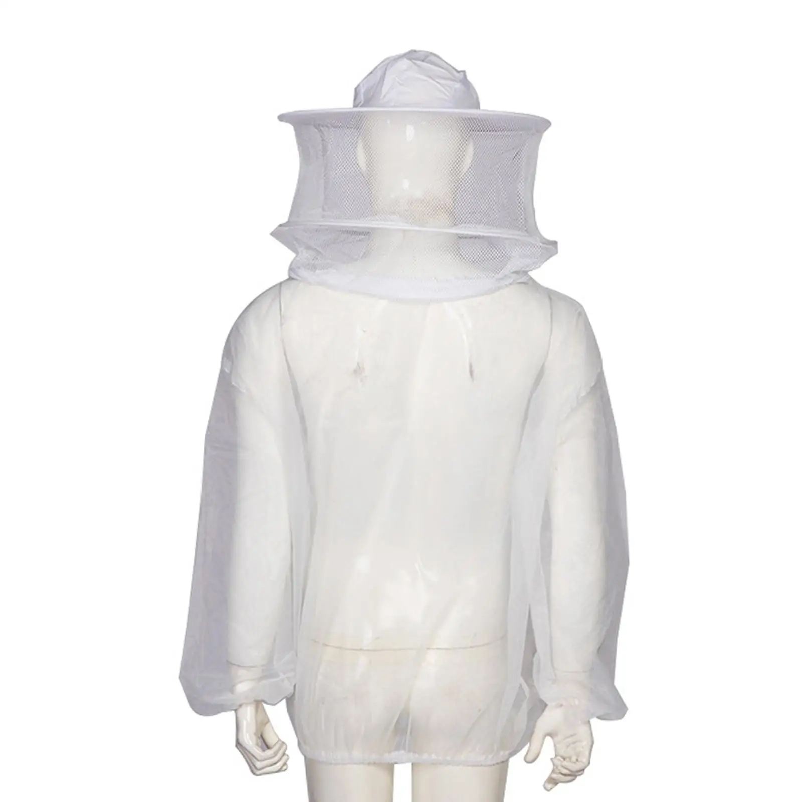 

Bee Keeper Suit Long Sleeve Durable Bee Outfit Beekeeping Protective Suit for Professional Beekeepers Head Neck Face Protection