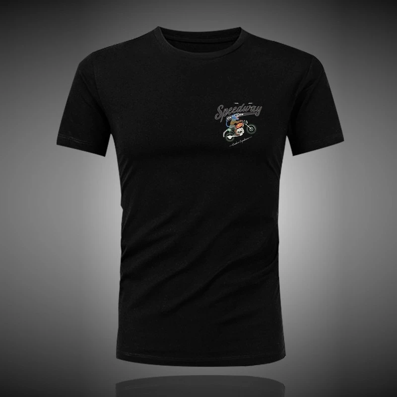

High-quality men's and women's T-shirts for summer 2025 loose cotton short-sleeved fitness and outdoor sports brand tops 0719