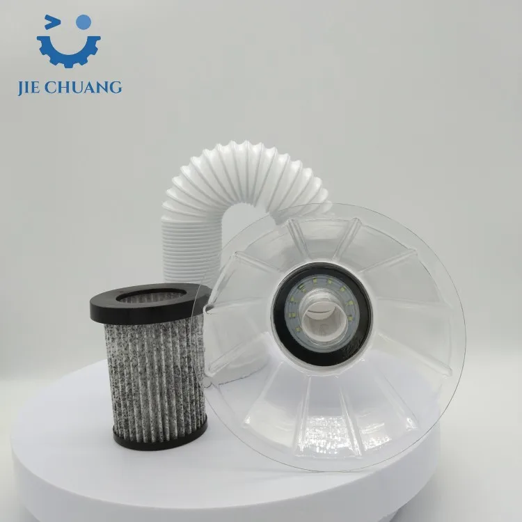 Dental Laboratory Dust Collector Equipment 230W Desktop Vacuum Cleaner With LED Light For Polishing And Polishing