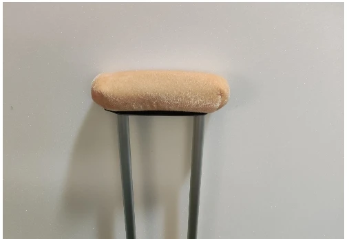 

2pcs Crutch Underarm Pads Universal Fit For Walking Canes Lightweight Replacement Cushion Covers Health Care Accessories