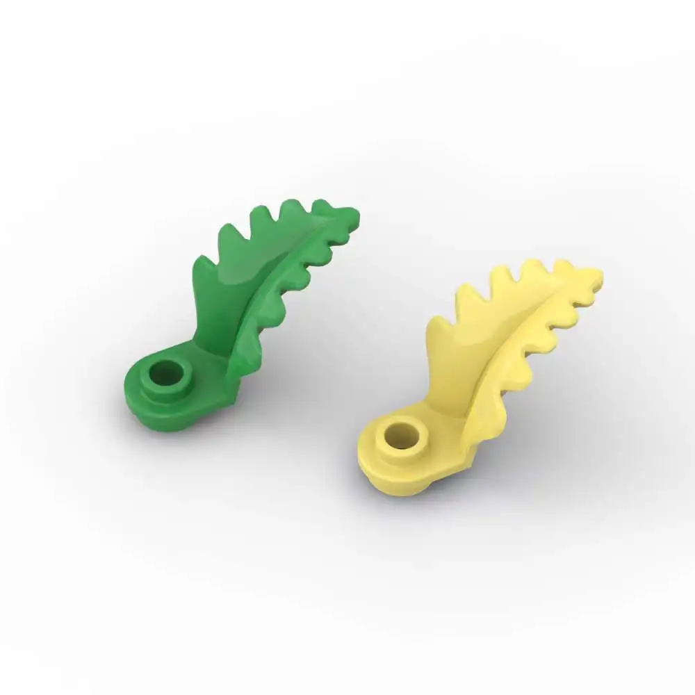MOC 10PCS Part Bricks  2682 Round Plant 1x1 Tree Leaf Plate Building Blocks Kit Particle Educational Toy Children Birthday Gifts