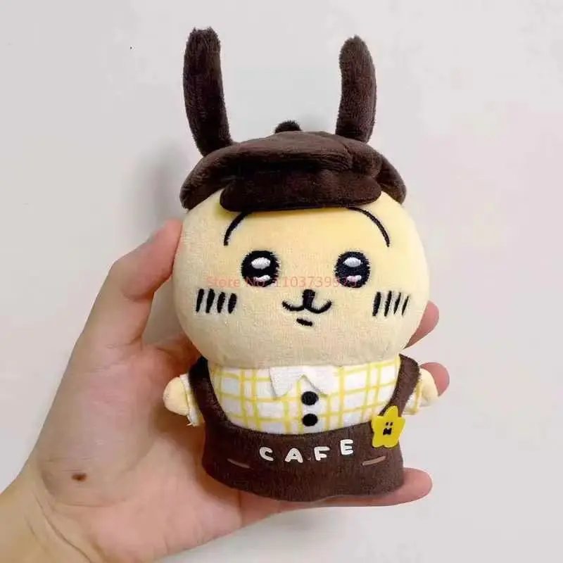 Pendentif en peluche de la série Coffee, porte-clés, décoration de sac, cadeaux mignons, Hachiware Usagi Kawaii, Hot Chiikawa Rick, Peripharrate