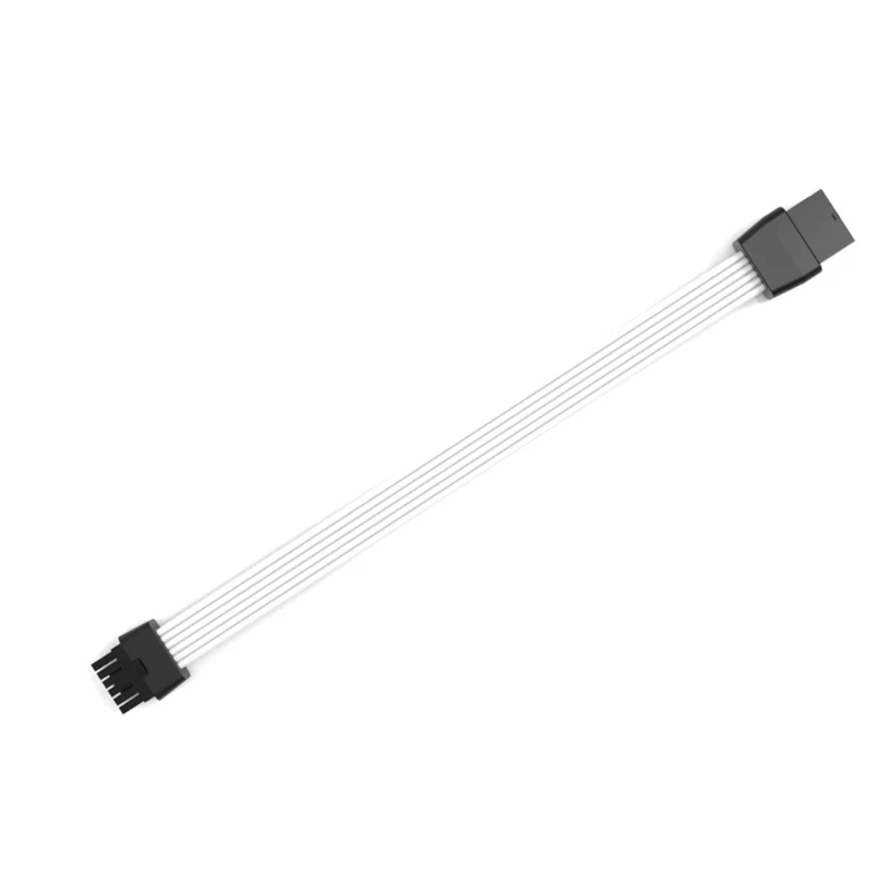 Potente cable alimentación PCIe5.0 para tarjetas gráficas 12VHPWR Adaptador 16 pines Cable extensión Reemplazo cable