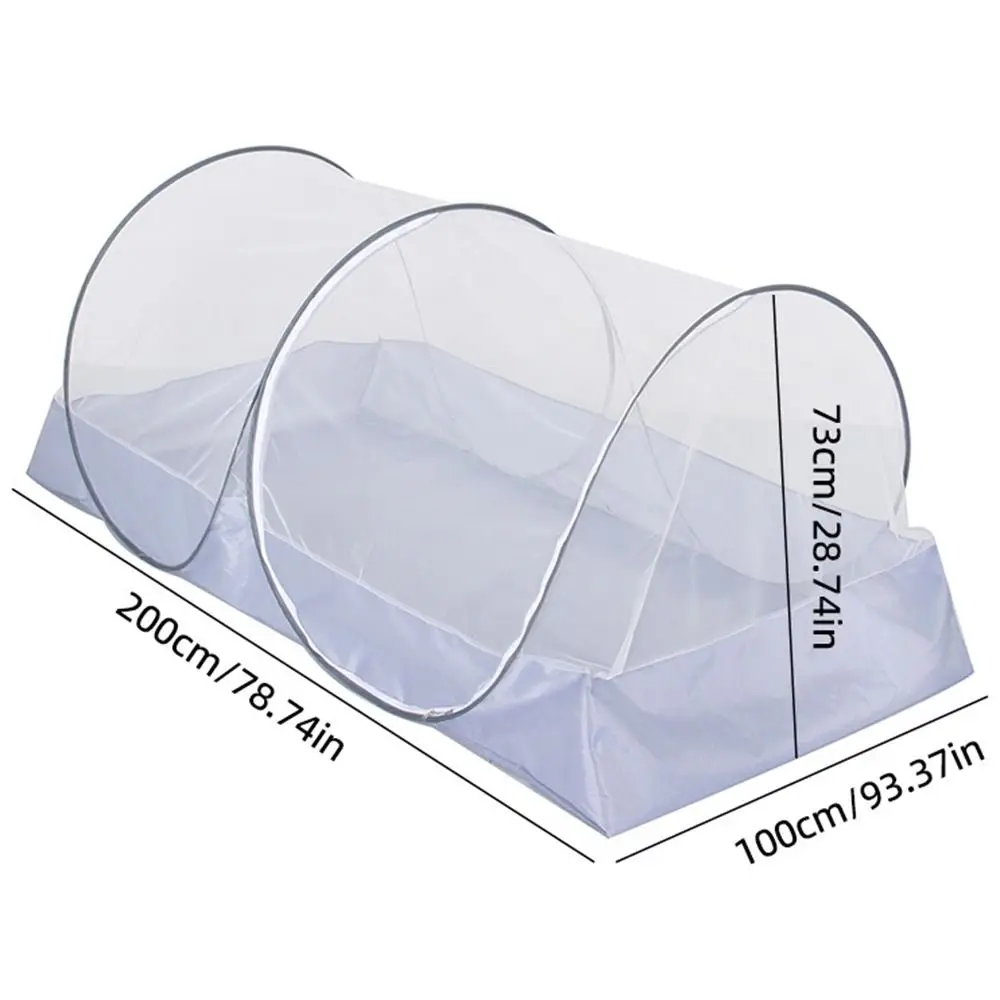 Picture 7: Anti Mosquito Travel Mosquito Net Portable with Bottom Mesh Sleeping Net Convenient Breathable Folding Mosquito Net Bed