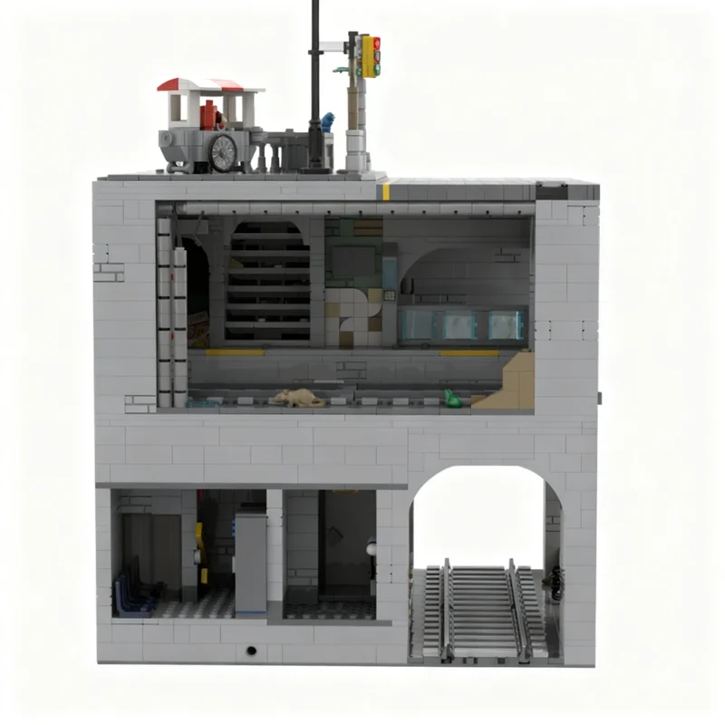 2735pcs MOC Modular Buildings New York Subway Extension Model Building Blocks Christmas Gift Display Collection Art Assemble