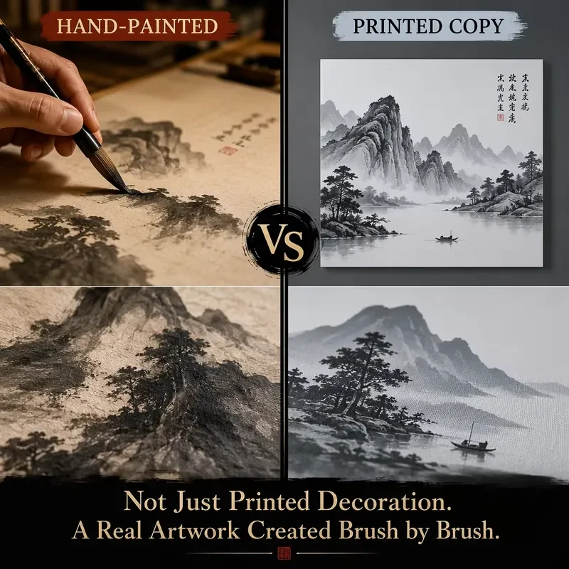 Framed Silk Traditional Hanging Scroll Chinese Figure Painting Scholar Guqin Scene 100x55cm Hand-painted Cultural