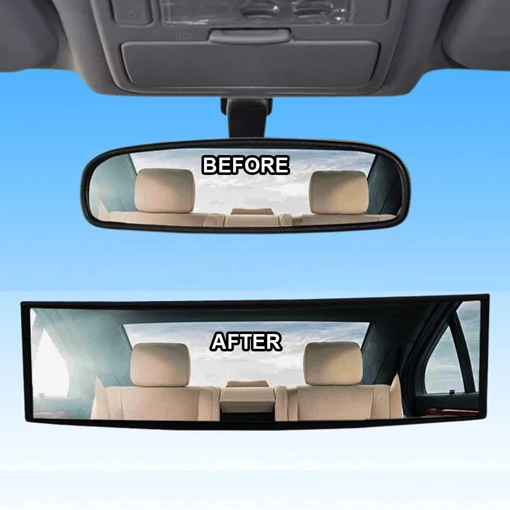 

Car Baby Mirrors Rear View Mirror Panoramic Assisting Large Vision Car Wide Angle Mirror Interior Auto Accessories Universal