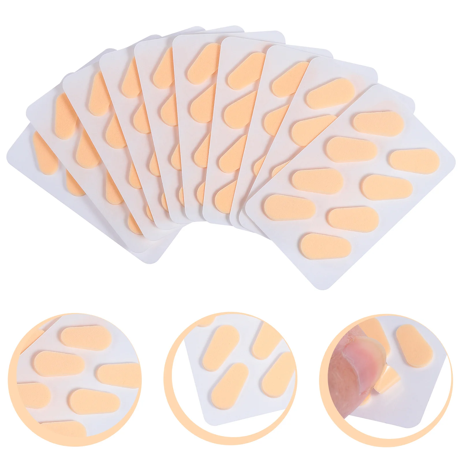 

40Pairs Glasses Nose Pads Soft Sponge Eva Cushion Anti-Slip Eyeglass Nose Pad for Spectacles Plastic Frames Height Increase